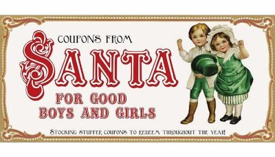 Cover for Coupons from Santa for Good Boys and Girls