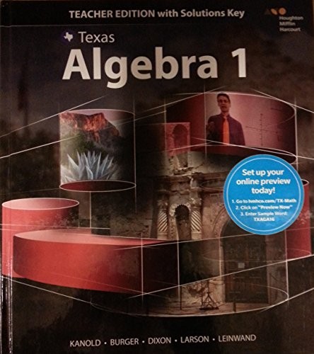 Cover for Algebra 1  Part 1 of the Go Math Series