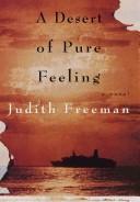 Cover for A desert of pure feeling