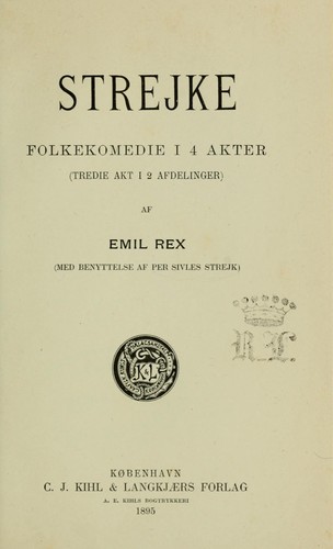Cover for Strejke
