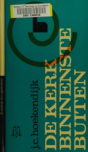 Cover for De kerk binnenste buiten