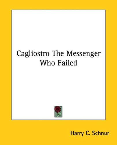 Cover for Cagliostro