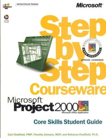 Cover for Microsoft  Project 2000 Step by Step Courseware Core Skills Class Pack (Step By Step Courseware. Core Skills Student Guide)
