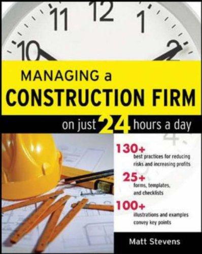 Cover for Managing a Construction Firm on Just 24 Hours a Day