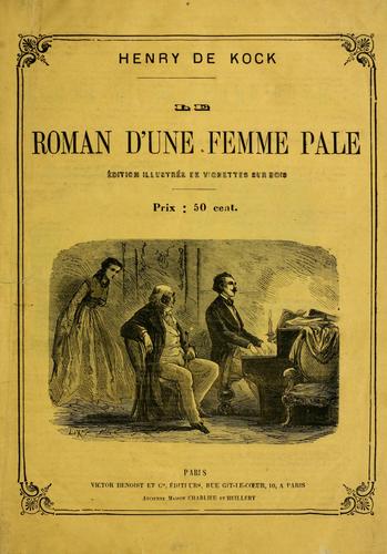Cover for Le roman d'une femme pale