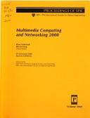 Cover for Multimedia computing and networking 2000