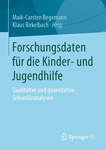 Cover for Forschungsdaten für die Kinder- und Jugendhilfe