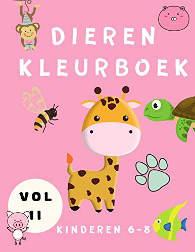 Cover for Dieren Kleurboek : Gekke grappige dieren kleurboek voor kinderen