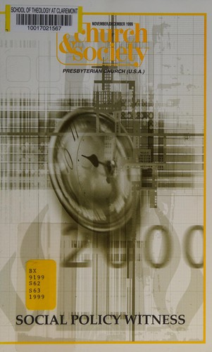 Cover for Social policy witness