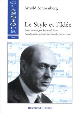 Cover for Le Style et l'Idée