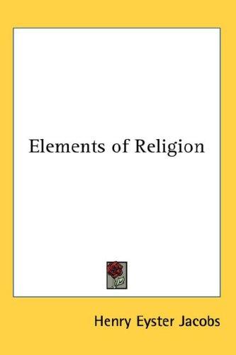Cover for Elements of Religion