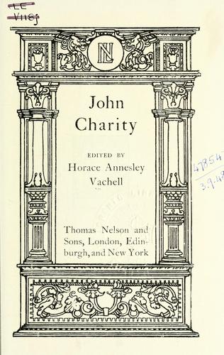 Cover for John Charity.