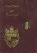 Cover for Manual of Prayers  Burgundy Leather