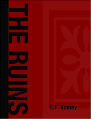 Cover for The Ruins (Large Print Edition): Or, Meditation on the Revolutions of Empires