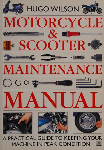 Cover for Motorcycle & scooter maintenance manual