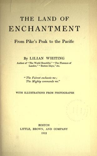 Cover for The land of enchantment