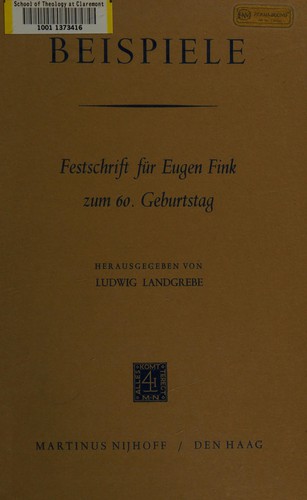 Cover for Beispiele
