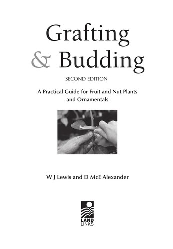Cover for Grafting and Budding
