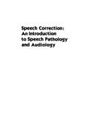 Cover for Speech correction