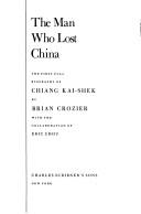 Cover for The man who lost China