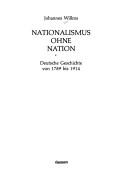 Cover for Nationalismus ohne Nation