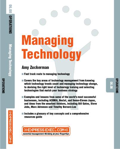 Cover for Technology Management
