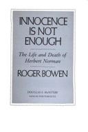 Cover for Innocence Is Not Enough