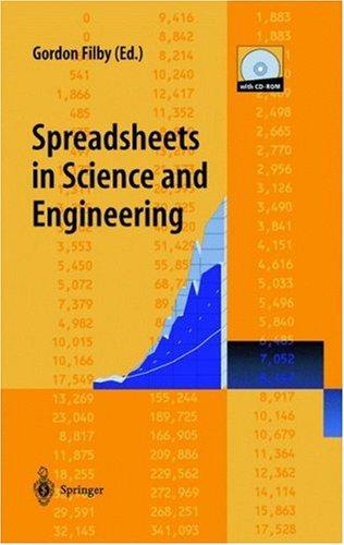 Cover for Spreadsheets in science and engineering