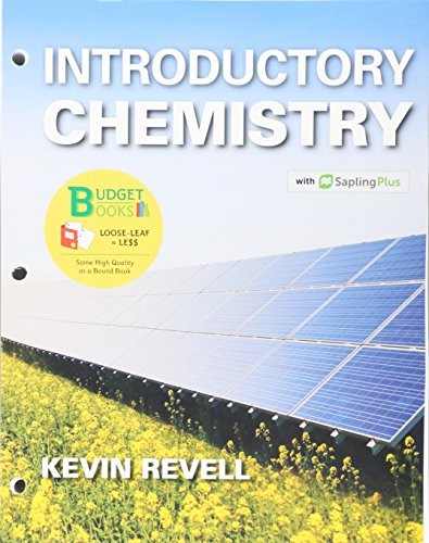 Cover for Loose-Leaf Version for Introductory Chemistry & SaplingPlus for Introductory Chemistry