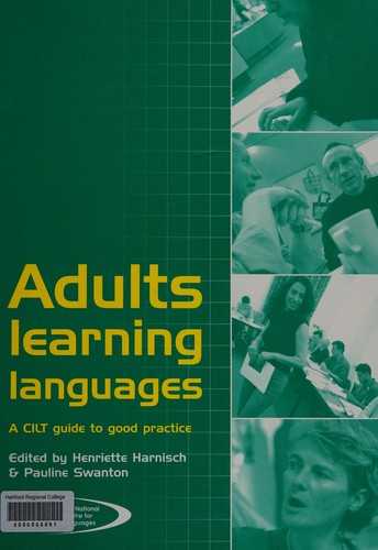 Cover for Adults learning languages