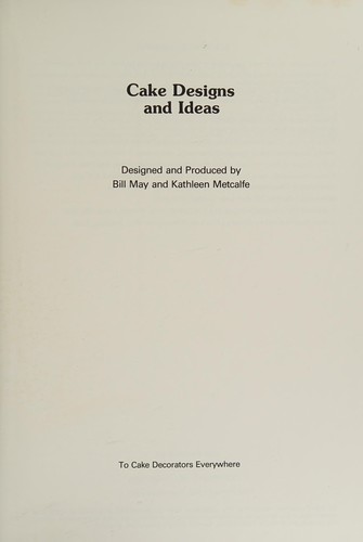 Cover for Cake designs and ideas