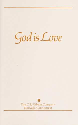 Cover for God is love