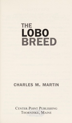 Cover for The lobo breed