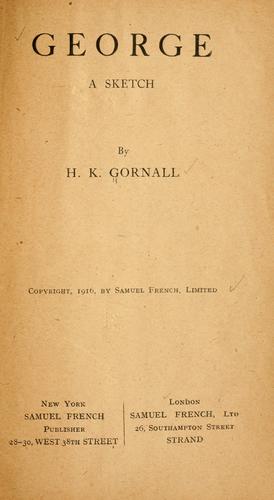 Cover for George