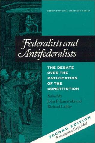 Cover for Federalists and antifederalists