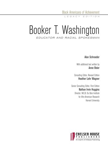 Cover for Booker T. Washington