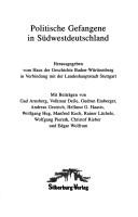 Cover for Politische Gefangene in S udwestdeutschland