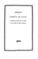 Cover for Liberty or love!