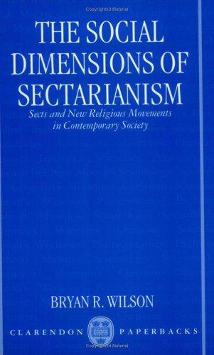 Cover for The Social Dimensions of Sectarianism
