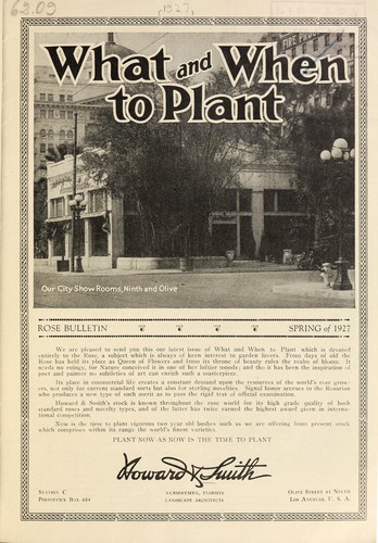 Cover for What and when to plant
