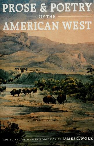 Cover for Prose & poetry of the American West