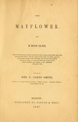 Cover for The Mayflower