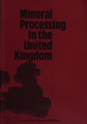 Cover for Mineral Processing in the United Kingdom