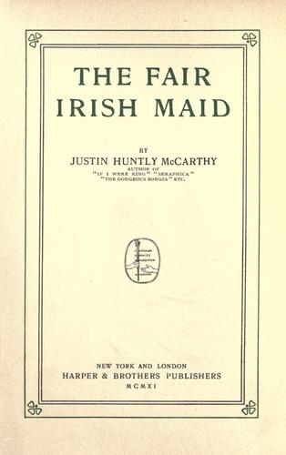Cover for The fair Irish maid