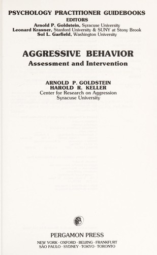 Cover for Aggressive behavior