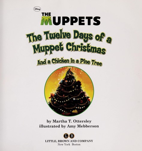 Cover for The twelve days of a Muppet Christmas and a chicken in a pine tree