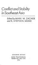 Cover for Conflict and stability in Southeast Asia.