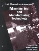 Cover for Lab Manual to Accompany Machine Tool and Manufacturing Technology (Machine Tools)
