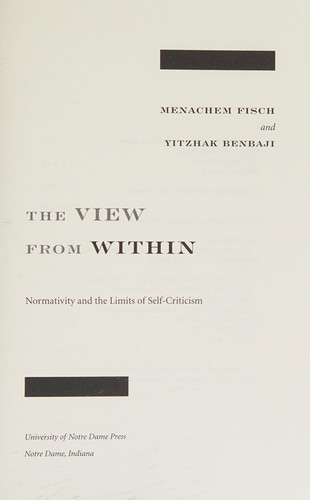 Cover for The view from within