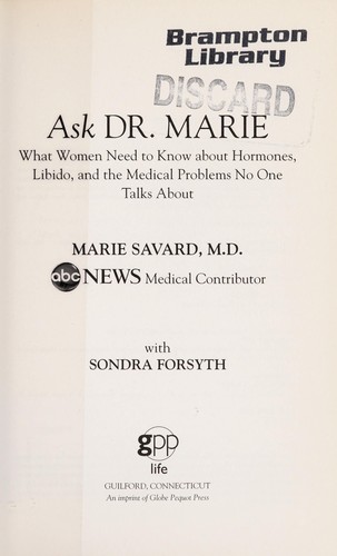 Cover for Ask Dr. Marie